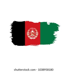Afghanistan flag, vector illustration