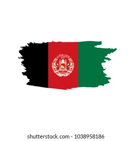 Afghanistan flag, vector illustration