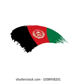 Afghanistan flag, vector illustration