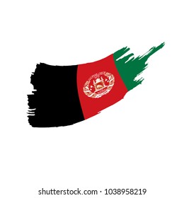 Afghanistan flag, vector illustration