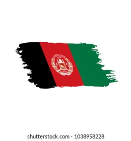 Afghanistan flag, vector illustration