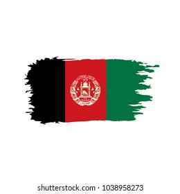 Afghanistan flag, vector illustration