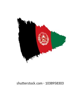Afghanistan flag, vector illustration