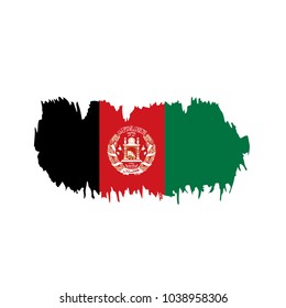 Afghanistan flag, vector illustration