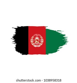 Afghanistan flag, vector illustration