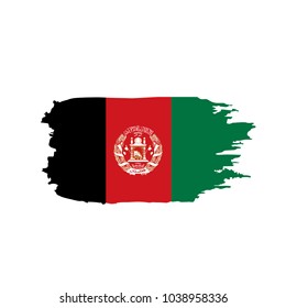 Afghanistan flag, vector illustration