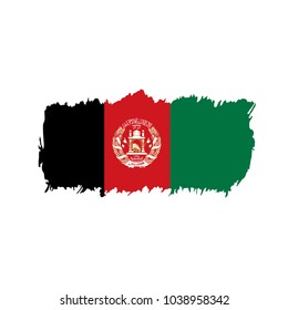 Afghanistan flag, vector illustration