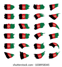 Afghanistan flag, vector illustration