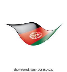 Afghanistan flag, vector illustration