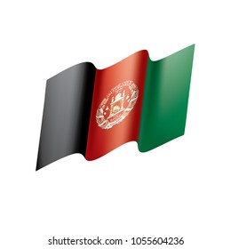 Afghanistan flag, vector illustration