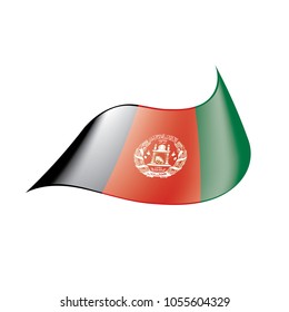 Afghanistan flag, vector illustration