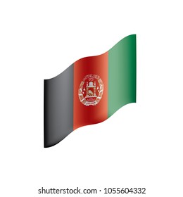 Afghanistan flag, vector illustration