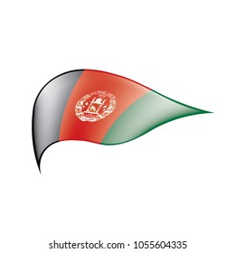 Afghanistan flag, vector illustration