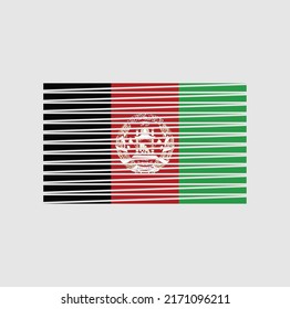 Afghanistan Flag Vector. National Flag