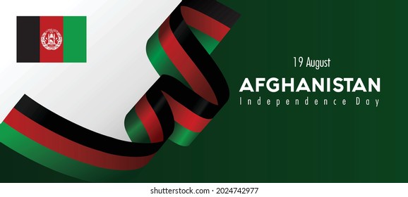 Afghanistan-Unabhängigkeitstag am 19. August. Entwürfe für verschiedene Medien.