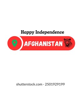 Afghanistan Independence Day Patriotic Design.Happy Independence Day