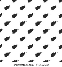 Afghanistan map seamless pattern, isolated on white background. Vector illustration, easy to edit.