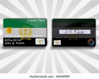 afghanistan vector card