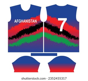 Afghanisthan cricket team sports kid design or Afghanisthan cricket jersey design