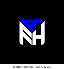 AFH letter logo creative design with vector graphic, AFH simple and modern logo.