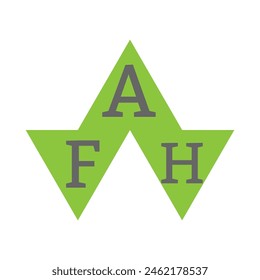 AFH letter logo vector design, AFH simple and modern logo. AFH luxurious alphabet design