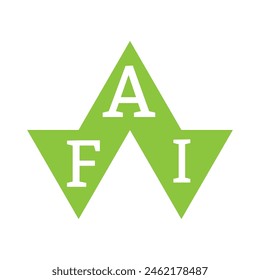 AFI letter logo vector design, AFI simple and modern logo. AFI luxurious alphabet design