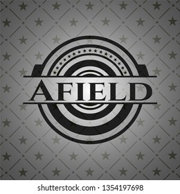 Afield retro style black emblem
