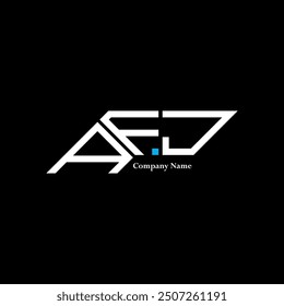 AFJ logo design, AFJ simple and modern logo. AFJ luxurious alphabet design  