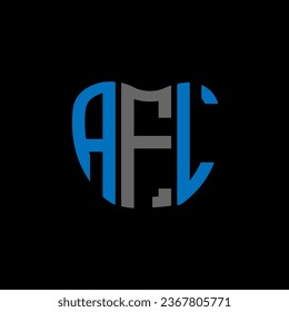 AFL letter logo creative design. AFL unique design.
