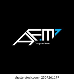 AFM logo design, AFM simple and modern logo. AFM luxurious alphabet design  