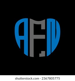 AFN letter logo creative design. AFN unique design.
