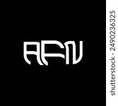 AFN logo design, AFN simple and modern logo. AFN luxurious alphabet design  