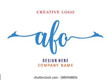 El logotipo de la inscripción AFO es sencillo, fácil de entender y autorizado