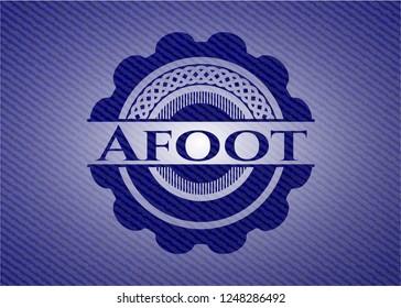 Afoot denim background