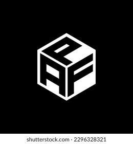 AFP letter logo design in illustration. Vector logo, calligraphy designs for logo, Poster, Invitation, etc.