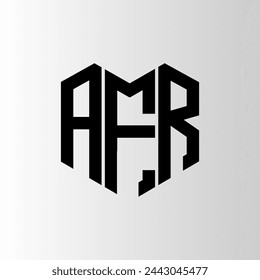 AFR letter logo abstract design. AFR unique design. AFR.
