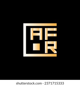 AFR letter logo vector design, AFR simple and modern logo. AFR luxurious alphabet design  
