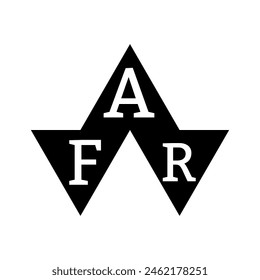 AFR letter logo vector design, AFR simple and modern logo. AFR luxurious alphabet design