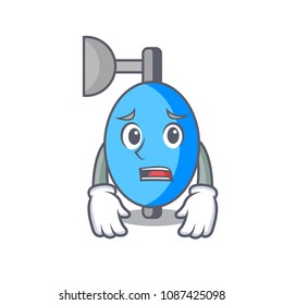 Afraid ambu bag mascot cartoon