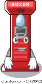 Afraid boxing game machine in the character