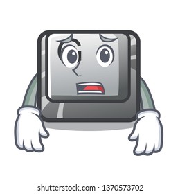 Afraid button G in the character shape