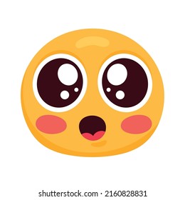 afraid emoji face character icon