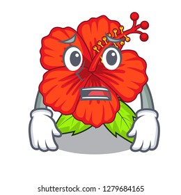 Afraid hambiscus flower in the character tree