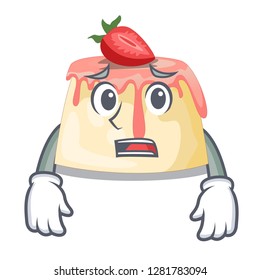 Afraid homemade strawberry pudding on character board