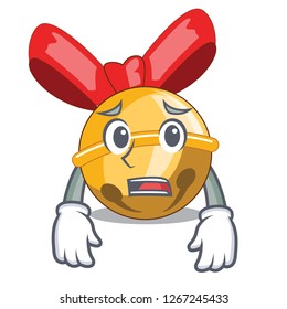Afraid Jinggle bell ball christmas on character