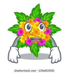 Afraid lantana flowers in the cartoon shape