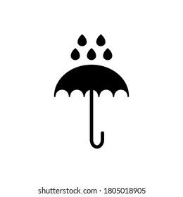 Ohne Feuchtigkeitsumriss Symbol. Symbol, Logo-Illustration für mobiles Konzept und Web-Design.