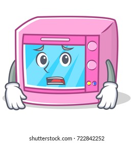 Afraid oven microwave character cartoon