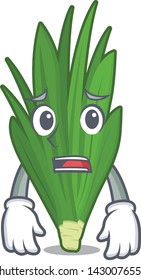 Afraid pandan leaves in the cartoon shape