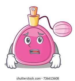 Afraid perfume bottle character cartoon